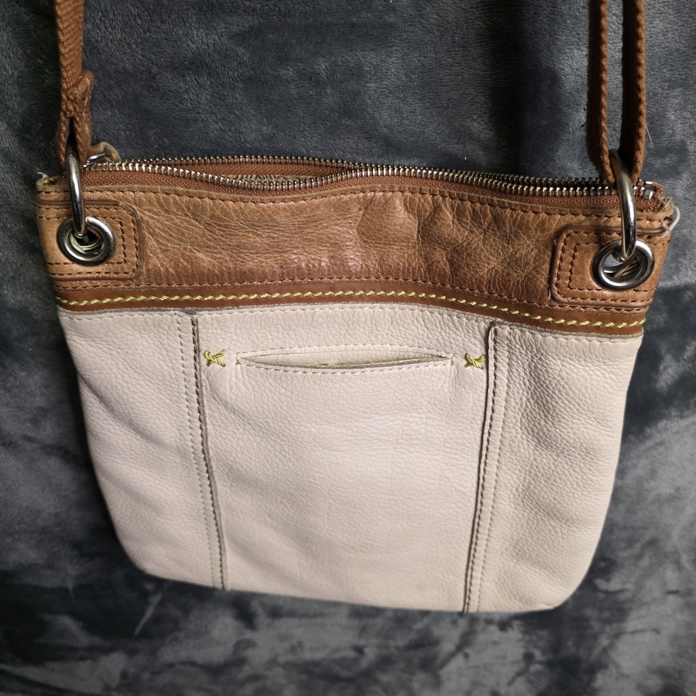 The Sak Cream and Brown Crossbody Bag - Picture 12 of 13